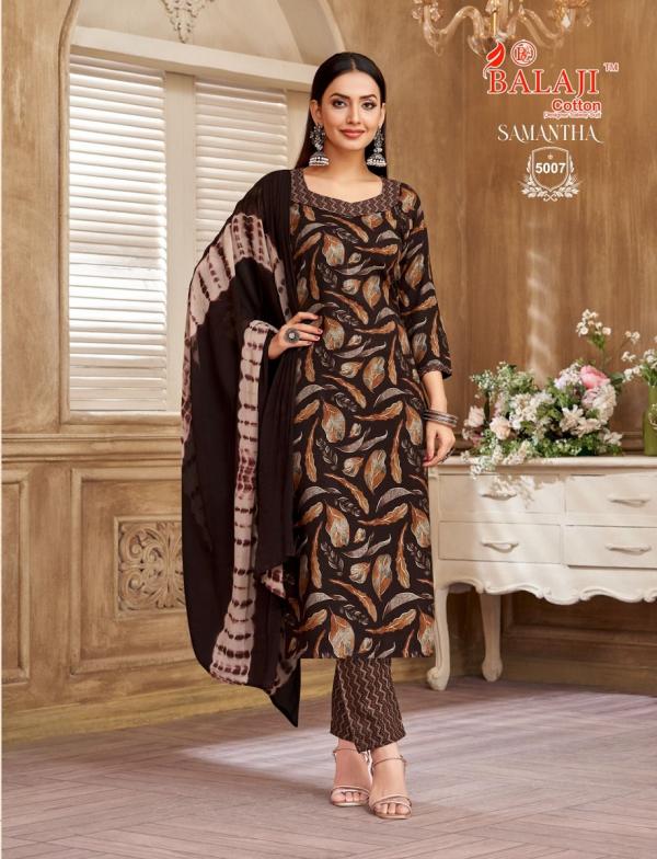 Balaji Samantha Vol-5 – Kurti Pant With Dupatta